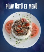 Pilav Üzeri Et Menü